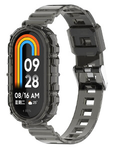 Techsuit Řemínek na hodinky Xiaomi Mi Band 8 / 8 NFC Černá