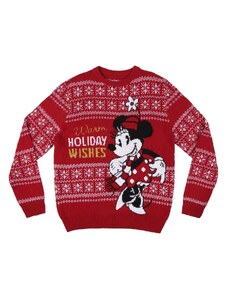 KNITTED JERSEY CHRISTMAS MINNIE