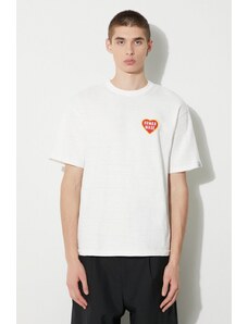 Bavlněné tričko Human Made Graphic bílá barva, s potiskem, HM26TE011
