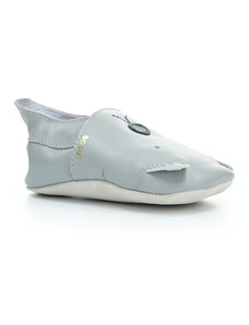 capáčky Bobux Woof Gull Grey (soft sole)