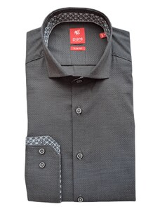 Košile Pure Slim Fit "City" antracitová s jemným šedým vzorkem D71017_21110_007