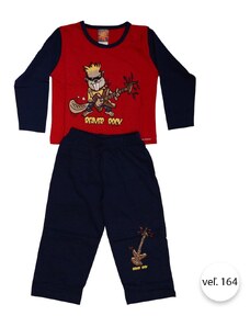 Chlapecké pyžamo Rock´n Roll-2, vel.164, červeno-modrá, COOL Comics