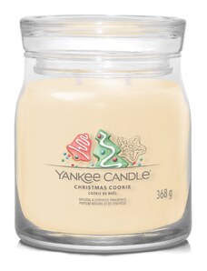 Yankee Candle vonná svíčka Signature ve skle střední Christmas Cookie 368g
