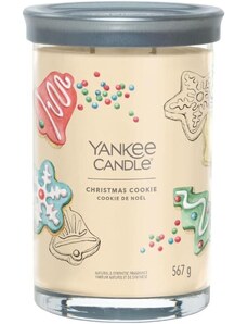 Yankee Candle vonná svíčka Signature Tumbler ve skle velká Christmas Cookie 567g