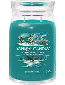 Yankee Candle vonná svíčka Signature ve skle velká Winter Night Stars 567g