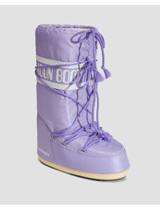 Dětské sněhule Moon Boot Icon Nylon ve Fialové Barvě
