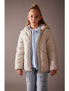 DEFACTO Fleece Lined Puffer Jacket