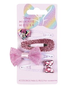 HAIR ACCESSORIES CLIPS 4 PIECES MINNIE