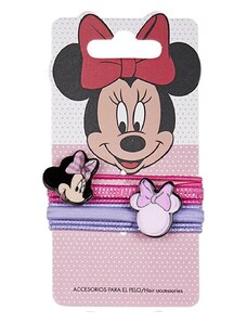 HAIR ACCESSORIES ELASTIC 8 PIEZAS MINNIE