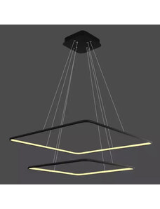 Altavola Design LED závěsné světlo Quadrat No.2 black 3000K