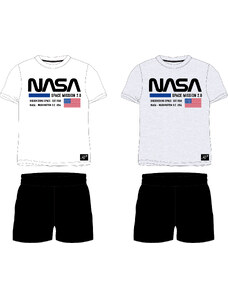 Nasa - licence Chlapecké pyžamo - NASA 5204337, šedý melír / černá