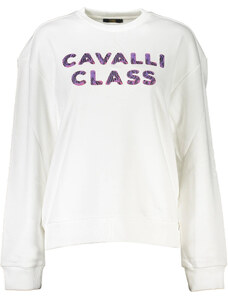 CAVALLI CLASS SWEATSHIRT WITHOUT ZIP WOMAN WHITE