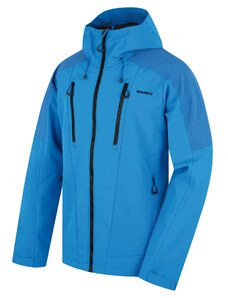 Pánská softshell bunda HUSKY Sevan M neon blue