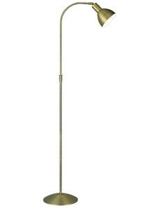 Mosazná kovová stojací lampa Halo Design Angora 150 cm