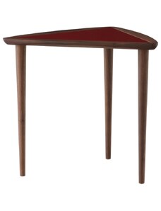 Audo CPH Červený ořechový odkládací stolek AUDO UMANOFF 42,5 cm