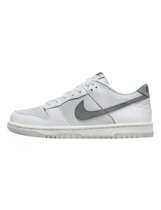 Nike Dunk Low GS Grey White Reflective Swoosh