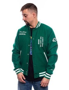 Bunda The Dudes Test Subject 1 Varsity Jacket Bottle Green