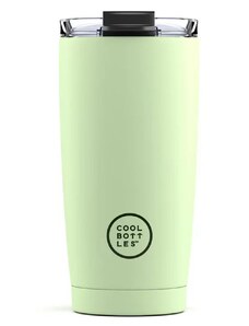 Cool Bottles Nerezový termohrnek Pastel třívrstvý 550 ml zelená