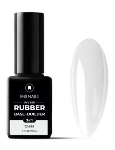 ENII NAILS Rubber system base & builder - CLEAR 11ml