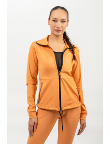 NEBBIA Elite Essentials Mikina na zip s odleskem Sleek 481 Orange