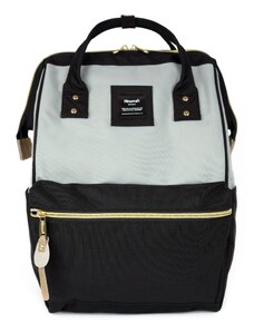 Himawari Unisex's Backpack Tr23184-4 Black/Light Grey