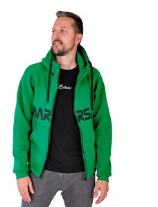 Pánská mikina s kapucí Barrsa Classic Zip Green 92-463