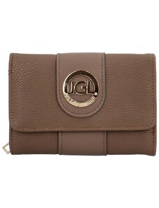 JGL Trendy dámská koženková peněženka Lissia, nugátově hnědá