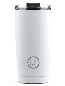 Cool Bottles Nerezový termohrnek Mono třívrstvý 550 ml bílá