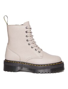 Kožené workery Dr. Martens Jadon III dámské, béžová barva, na platformě, DM31159348