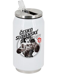 123triko.cz Zetor 25, V8 - Bílá termoska Coca Cola 280 ml - 280 ml