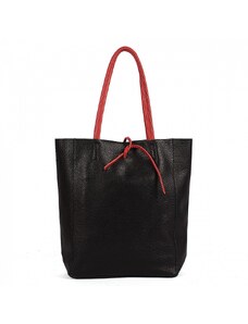 Luxusní italská kabelka z pravé kůže VERA "Cindera" 37x30cm
