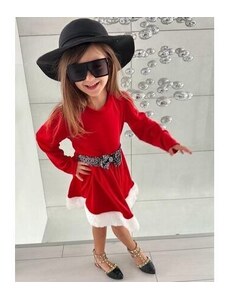 By Mini - butik Santas girl šaty s mašlí