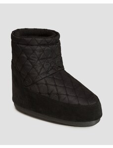 Černé dámské zimní boty Moon Boot Resort Icon Low Nolace Quilted