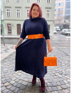 MAT FASHION ROLÁKOVÉ ŠATY SIMBA BLUE