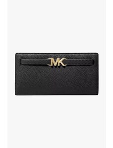 Michael Kors REED large snap leather wallet dámská peněženka black