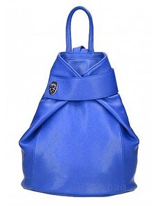 Dámský kožený batoh S6933/BT – modrý