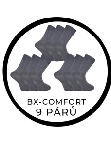 MEGAPACK 9párů - BX-COMFORT české kvalitní bambusové ponožky BAMBOX