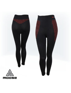 SPEED PANTS LSL WOMEN seamless polokompresní termoprádlo Moose červená XS/S