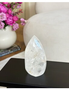 Gaia Crystal Křišťálový krystal broušený plamen Brazílie 1,1kg