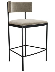 Béžová čalouněná barová židle Miotto Roveto 65 cm