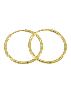 Zlaté kruhové náušnice 1,4 cm 1,00g