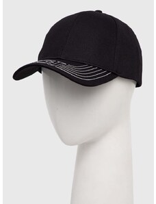Bavlněná baseballová čepice Guess černá barva, s aplikací, V4RZ02 WFKN0