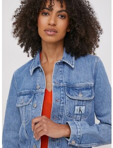 Džínová bunda Calvin Klein Jeans dámská, přechodná, J20J222473