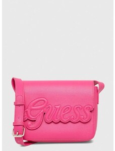 Dětská kabelka Guess růžová barva