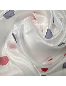 Hedvábný šátek Lee Oppenheimer Zara, 90x90 cm, puntíky