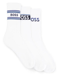 3PACK ponožky BOSS bílé (50502027 100) uni