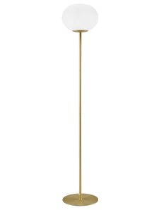 Nordlux Opálově bílá skleněná stojací lampa Alton 150 cm