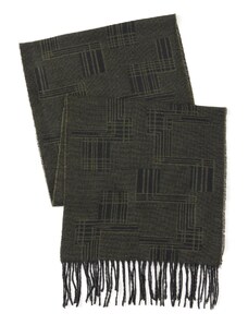 AC&Co / Altınyıldız Classics Men's Khaki-black Patterned Scarf