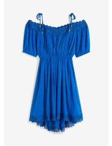 bonprix Šaty s krajkou Modrá