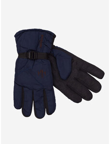 Navy blue men's winter gloves Shelvt